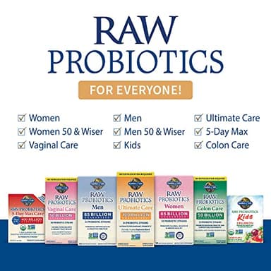 Garden of Life Raw Probiotics for Women's Vaginal Care with Acidophilus, Shelf Stable Probiotic Promotes Yeast Balance, Vaginal, Urinary Tract Health, 30 Vegetarian Capsules - Image 8