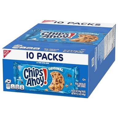CHIPS AHOY! Original Chocolate Chip Cookies, 40 Snack Packs (4 Cookies Per Pack, 4 Boxes) - Image 16