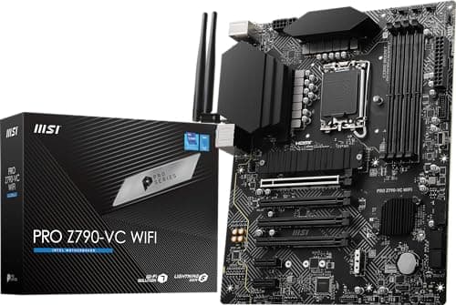 MSI PRO Z790-VC WiFi ProSeries Motherboard (Support 14th/13th/12th Gen Intel Processors, LGA 1700, DDR5, PCIe 5.0, M.2 Slots, 2.5Gbps LAN, USB 3.2 Gen2, HDMI/DP, Wi-Fi 7, Bluetooth 5.4, ATX) (Renewed) - Image 1