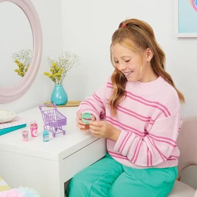 3C4G: Tiny Treats Trolley Lip Gloss Set - 4 Scented Gloosess & Miniature Shopping Cart, Watermelon, Strawberry, Cherry Vanilla, Girls & Tweens Ages 8+ - Image 5