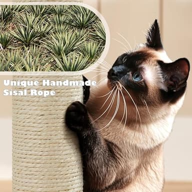 Yaheetech 54in Cat Tree Tower Condo, Cat Tree for Indoor Cats w/Scratching Post for Kittens Pet House Play - Image 8