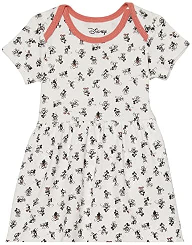 Amazon Essentials Disney | Marvel | Star Wars | Princess Baby Girls' Dresses, Pack of 3, Mickey Expressions, 18 Months - Image 2