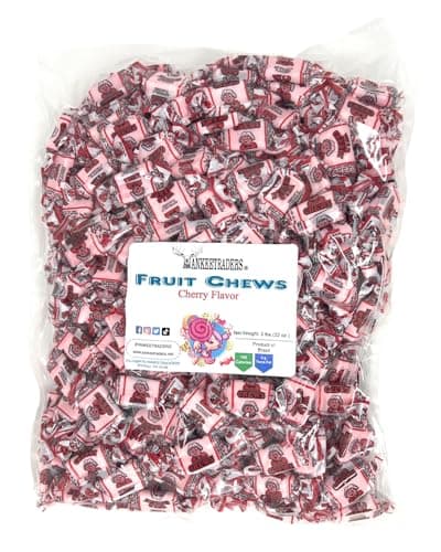 Cherry Flavored Fruit Chews, 2 Pounds Bulk - Image 1