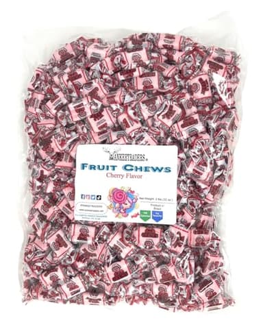 Cherry Flavored Fruit Chews, 2 Pounds Bulk - Image 1