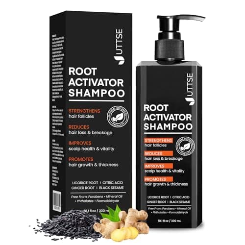 Root Activator Shampoo for Men: Hair Growth Shampoo for Hair Loss and Thinning Hair - 10.1 fl oz / 300 mL - Image 1