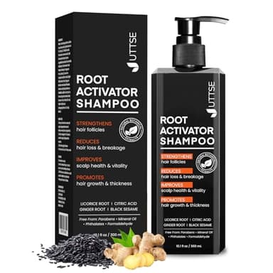 Root Activator Shampoo for Men: Hair Growth Shampoo for Hair Loss and Thinning Hair - 10.1 fl oz / 300 mL - Image 1
