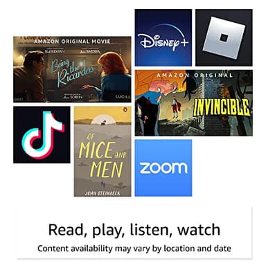 Like-New Amazon Fire 7 tablet (newest model) 7” display, read and watch, under $60 with 10-hour battery life, 16 GB, Denim - Image 3