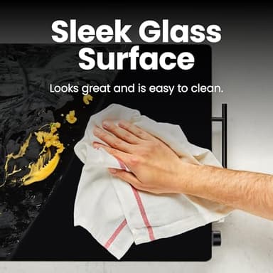 Chefman Electric Warming Tray with Adjustable Temperature Control, Perfect For Buffets, Restaurants, Parties, Events, and Home Dinners, Large 21” x 16” Glass-Top Surface Keeps Food Hot – Black - Image 5