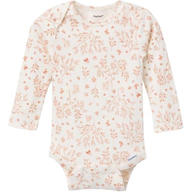 Gerber Unisex Baby Multi-Pack Onesies Bodysuits (Short and Long Sleeve), Red, 3-6 Months - Image 2