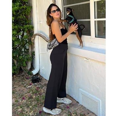 NEW YOUNG 3 Pack Women's Wide Leg Pants with Pockets High Waist Loose Sweatpants Casual Lounge Yoga Workout Palazzo - Image 2