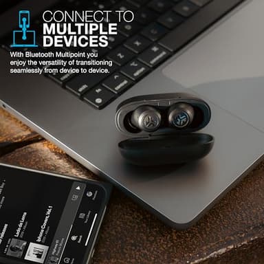 JLab JBuds ANC 3 True Wireless Earbuds with Charging Case, 42 Hours of Total Playtime, 9 Hours Per Charge, Smart Active Noise Canceling, Custom Sound Via App, Multipoint Connect, Google Fast Pair - Image 5