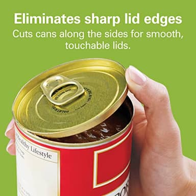 Hamilton Beach Smooth Touch Electric Automatic Can Opener Easy Push Down Lever, For All Standard-Size and Pop-Top, Extra Tall, With Bottle Opening Accessory and Built-In Knife Sharpener, Black - Image 2