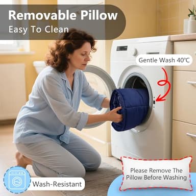 Primlect Toddler Nap Mat with Removable Pillow and Fleece Blanket, Extra Large 55''x35'' Sleeping Bag, Washable, Light, Easy to Roll up, Perfect for Daycare, Preschool, Kindergarten, Travel - Image 7