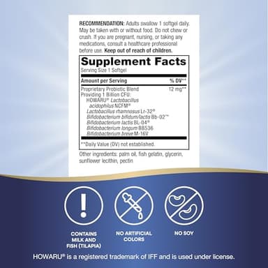 Nature's Way Complete Probiotic Pearls, Supports Digestive Balance*, 1 Billion Live Cultures, Supplement for Men and Women, No Refrigeration Required, 90 softgels - Image 4