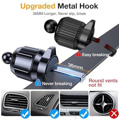 Romuto Car Phone Holder Mount【2025 Strongest Suction】 Phone Mount for Car Dash Pad Cell Phone Holders for Your Car Accessories for Women Men Dash/Wind/Vent Truck Stand for Garmin GPS iPhone Samsung - Image 9