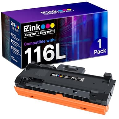 E-Z Ink Compatible Toner Cartridge Replacement for Samsung 116L MLTD116L D116L MLT D116L to use with SL-M2625D SL-M2675F SL-M2825DW SL-M2835DW SL-M2875FD SL-M2875FW SL-M2885FW (1 Black) - Image 1