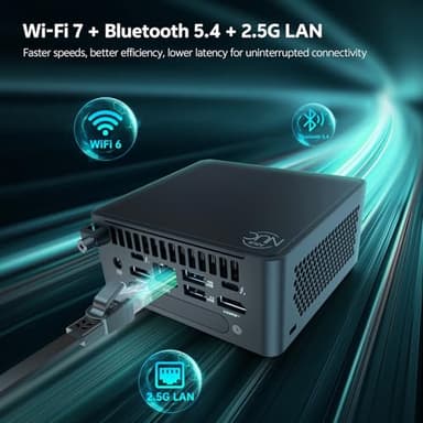 ASUS NUC 15 Pro AI Mini PC, Intel Series 2 Ultra 5 225H (14C/14T, Up to 4.9GHz), Mini Computers 16GB DDR5 RAM, 1TB PCIe SSD, Win 11 Pro, Intel Arc 130T GPU, Thunderbolt 4, WiFi 7, 8K HDR, VESA Mount - Image 8