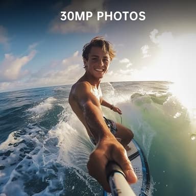 ODDV 4K60FPS 30MP Action Camera with Front LCD and Touch Rear Screens, Underwater Camera with 64GB Memory Card, 132FT Waterproof Camera, EIS, 5X Zoom, WiFi Remote Control (Black) - Image 7