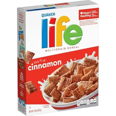 Quaker Life Breakfast Cereal, Cinnamon, 13 Ounce (Pack of 3) - Image 1