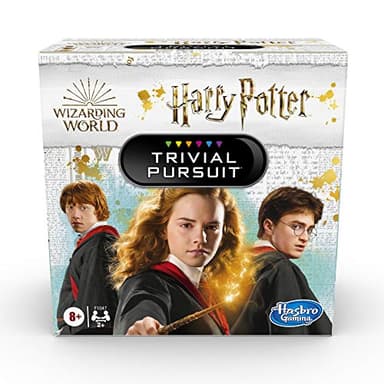 Hasbro Gaming Trivial Pursuit: Wizarding World Harry Potter Edition Compact Trivia Game, 2+ Players, 600 Trivia Questions, 8+ (Amazon Exclusive) - Image 1