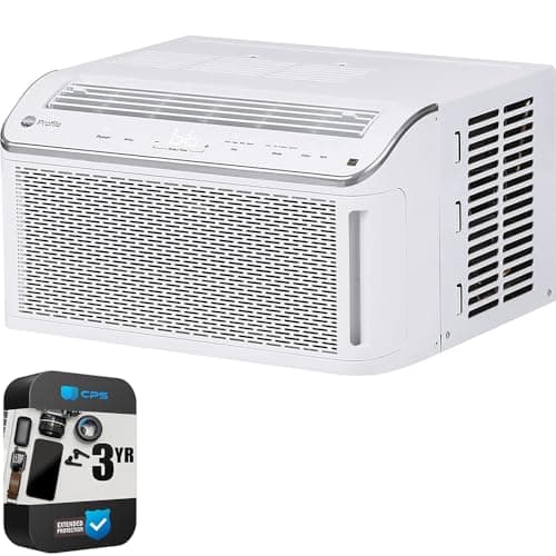 GE Profile 6150 BTU Smart Window Air Conditioner (Renewed) Bundle with 3 Year CPS Enhanced Protection Pack - Image 1
