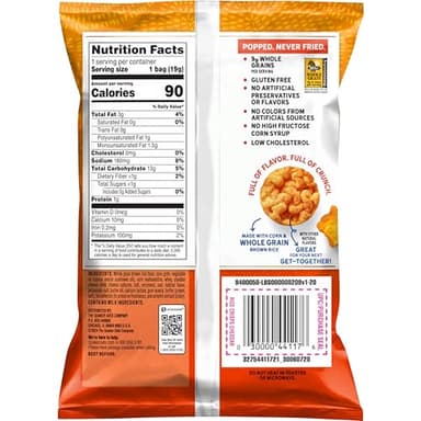 Quaker Rice Crisps, Gluten Free, Cheddar, 0.67 Oz, 30 Count - Image 3