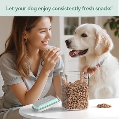 FAFAFLYER Dog-Cat POP Treat-Airtight jar-Container - 1.3 Qt/1.2 L and 2.2 Qt/2 L (2PC) | Stackable One-Touch Opening | For Snacks Candy Salt Herbs Spices | BPA-Free - Image 6