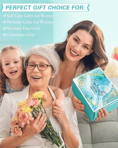 Birthday Gifts for Women, Birthday Gifts Baskets for Women, Mother's Day Relaxing Spa Gift Baskets Self Care Package, Birthday Gift Box Ideas for Her Mom Wife Sister Female Friends Coworker Employee - Image 7