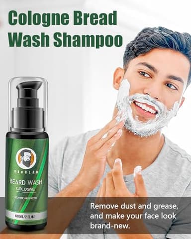 Mens Gifts for Birthday, Gifts for Men, Beard Care Kit with Beard Oil Balm Conditioner Wash Brush Comb Scissor, Stocking Stuffers for Men Birthday & Holiday Gifts for Boyfriend Brother Dad Husband - Image 2