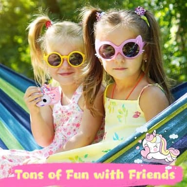 Envyvip Unicorn Toys Camera for Kids Girls Age 3-8, Toddler Kids Digital Camera Christmas Birthday Gifts for 3 4 5 6 7 8 Years Old Girl, Cute Selfie Video Camera, HD 1080P, 32GB SD Card Included, Pink - Image 6