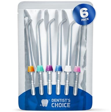 Water Flosser Replacement Tips for Waterpik, Replacement Heads for Waterpik (6 Classic Jet Tips) - Image 8
