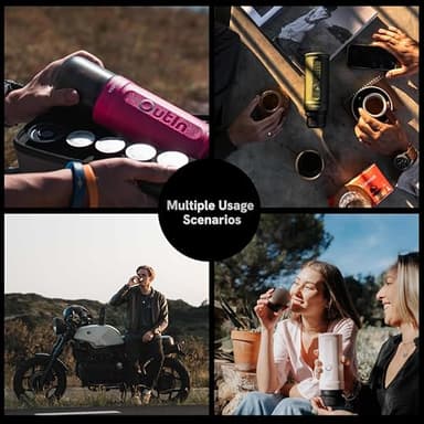OutIn Nano Portable Electric Espresso Machine, Travel Coffee Maker for Camping, Car Coffee Maker Self-Heating with USB-C, With Ground Coffee & NS Capsule for RV, Hiking, Office - Image 6