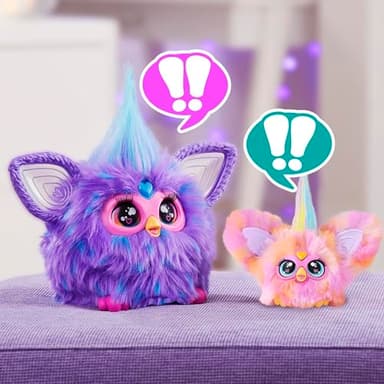 Furby Furblets Fierce & Fabulous 2 Pack, Greenie-Meanie & May-May with 45 Sounds Each, Electronic Plush Toys for Girls & Boys, Back to School Gifts, Ages 6+ (Amazon Exclusive) - Image 10