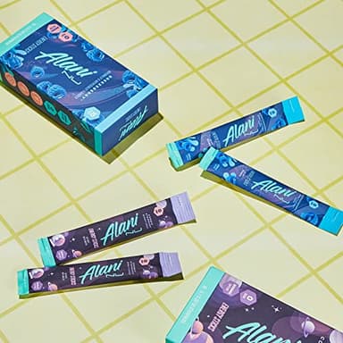Alani Nu BREEZEBERRY, Energy Sticks Drink Powder, 200mg Caffeine, Pre Workout Performance with Antioxidants, On-The-Go Drink Mix, Biotin, B Vitamins, Zero Sugar, 5 Calories, 10 Pack - Image 8