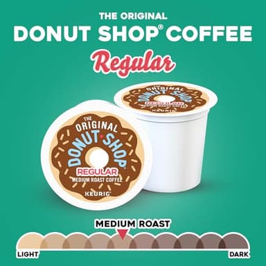The Original Donut Shop Regular, Keurig Single Serve K-Cup Pods, Medium Roast Coffee, 60 Count, (6 Packs of 10) - Image 6