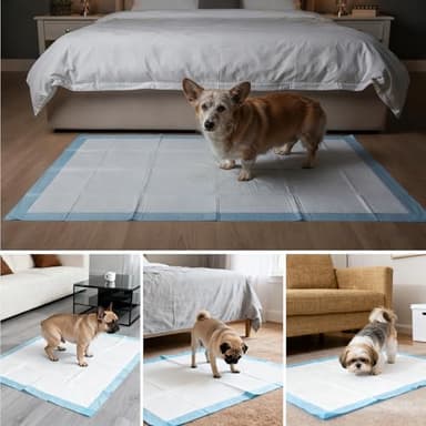 Gimars Thicker Heavy Absorbency Pet Training Puppy Pads 28"x34"- Extra Large Disposable Polymer Quick Dry No Leaking Pee Pads for Dogs, Cats, Rabbits and Other House Training Pets, 30 Count - Image 8