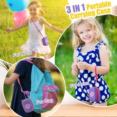 Mity rain Interactive Toy Digital Pet and Case Compatible with Bitzee, 3 in 1 Portable Holder for Hand/Neck/Bag Carrying with Storage Pocket, Electronic Pets Toys Accessories - Image 2