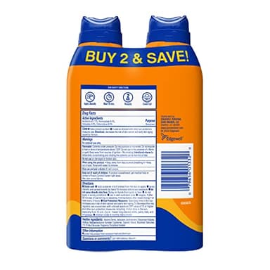Banana Boat Sport Ultra SPF 50 Sunscreen Spray | Banana Boat Sunscreen Spray SPF 50, Water Resistant, Oxybenzone-Free, Sunblock, 6oz each Twin Pack - Image 12