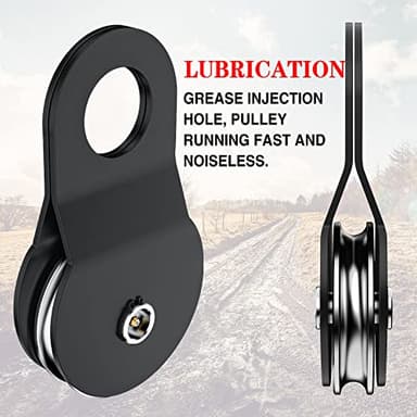 X-BULL 8T Off Road Winch Recovery Snatch Block Pulley Double Your Winch Capacity - Image 3