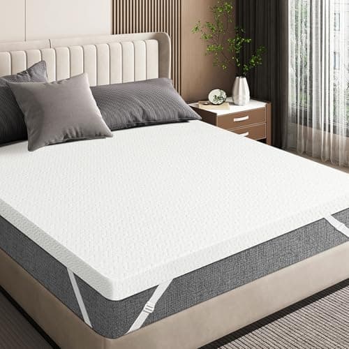 Czpalo 3 Inch Gel Memory Foam Mattress Topper King, Cooling Mattress Topper with Removable & Washable Cover, CertiPUR-US Certified - Image 1