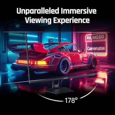 KTC 27'' 280Hz 240Hz Gaming Monitor 1ms GTG 350nits Fast VA 1080P Tilt 126% sRGB Adaptive Sync 4000:1 Contrast Ratio HDR DisplayPort 1.4/HDMI 2.0 VESA - Image 4