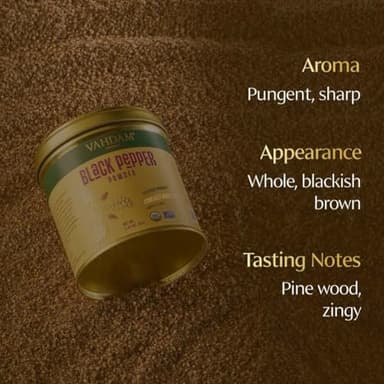 VAHDAM, Organic Black Pepper Powder (2.47oz) Gluten Free & 100% Raw Ground Black Pepper | Ground Peppercorns from India | Perfect for Cooking | Direct from Source - Image 4