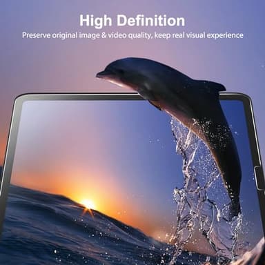 SPARIN Screen Protector for iPad Air 13 Inch M3 2025 & M2 2024 (7th/6th Generation) & iPad Pro 13 Inch M4 7th Gen, Case Friendly/2 Pack Tempered Glass, Support Apple Pencil - Image 4