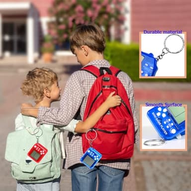 DOEA 24Pcs Video Game Party Favors for Kids, Arcade Keychain, Bulk Party Supplies for Birthday, Goodies Bags Stuffer Classroom Prizes - Image 5