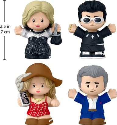 Little People Collector Schitt’s Creek TV Series Special Edition Set for Adults & Fans, 4 Figures in Display Package - Image 2