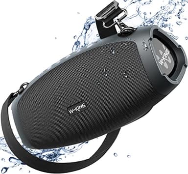 W-KING Portable Speakers Bluetooth Wireless, 120W Max Loud Waterproof Bluetooth Speaker Boombox, IPX6 Party Large Outdoor Speaker,70W Triple Passive Radiator/Subwoofer*2-Deep Bass/DSP/2 Pairing/42H/EQ - Image 1