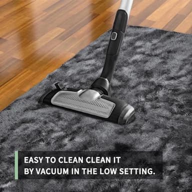 Sour Lemon 10x14 Area Rugs for Bedroom, Fluffy Rugs for Living Room, Large Area Rug Shag Shaggy Carpet Soft Plush Furry Bedside Rug, Machine Washable Area Rugs for Kids Girls Boys Home Decor Anti Slip - Image 6