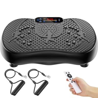 Anyrap Vibration Plate Exercise Machine, Vibration Plate for Lymphatic Drainage, Whole Body Workout Vibrating Fitness Platform, Effective for Weight Loss, Shaping, Toning & Wellness - Image 1