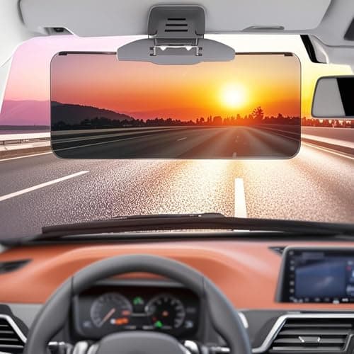 Sun Visor Extender for Car, Polarized Sun Visor for Car, Anti-Glare, Protect UV Ray, Adjustable Angle, Easy to Install, Safe Driving Accessories Extender, Universal for Cars, Trucks, SUVs - Image 1