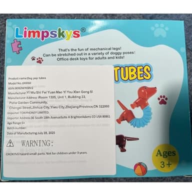 Dog pop Tubes fidgets, Travel Toys for Toddlers 3-5, Sensory Toys for Kids 5-7, fidgets for Kids, Animal pop Tubes, Easter Egg fillers,Easter Basket Stuffers(4 Pack Dog) - Image 7
